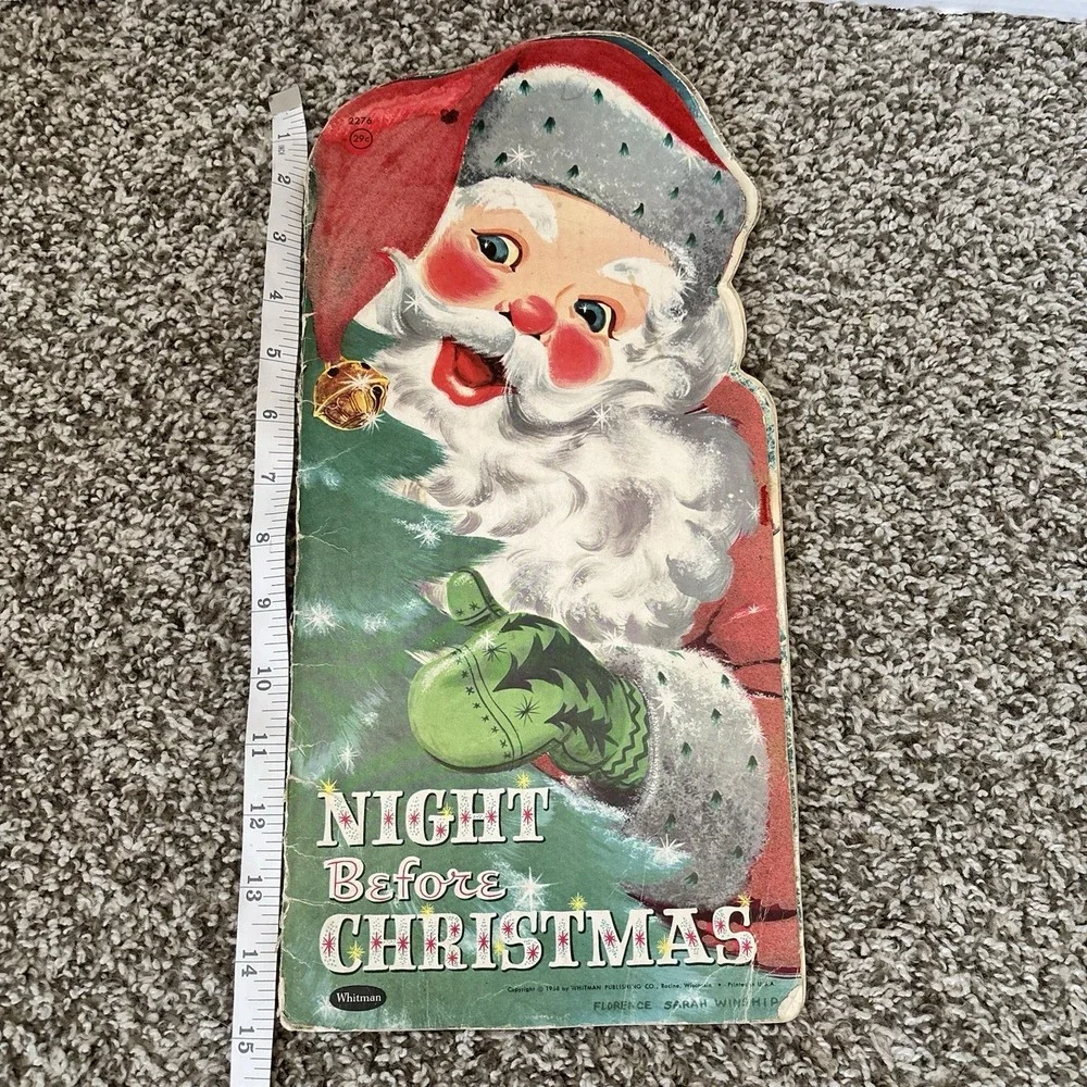 Vintage 1958 Whitman The Night Before Christmas Paperback Book Clement C. Moore